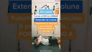 Isso pode SALVAR a sua LOMBAR! #coluna #chegadedor #academia #herniadedisco #dornacoluna #doR