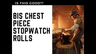 Is this good? Stopwatch BIS Chest Piece Rolls | New World