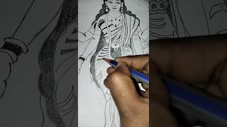 Maa Laxmi pencil drawing ✨🙏🙏♥️ #shortvideo