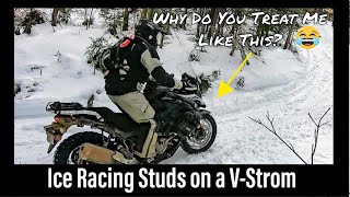 Ice Racing Studs | Suzuki V-Strom 650 | Gold or Garbage #2 | 2K