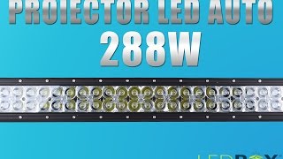 Proiector LED auto 288w curbat LED-BOX.RO 22,500 lumeni 125 cm