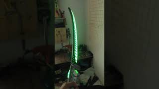 Homemade Genji sword from Overwatch [ light test ]