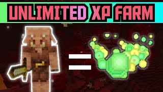 UNLIMITED XP FARM IN MINECRAFT POCKET EDITION