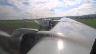 Takeoff Super Constellation HB-RSC at Dübendorf