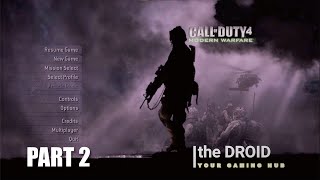 CALL OF DUTY 4 Modern Warfare Part 2 Playthrough Walkthrough (No Commentary)