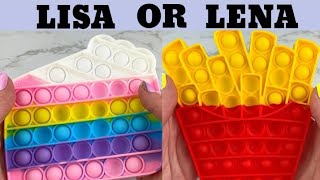 Lisa Or Lena(Food Fidgets edition) | Choose your Gift