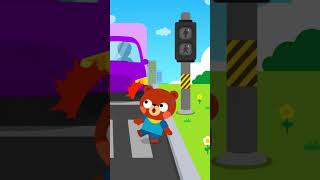 Stop! Green Signal Man | Kids Safety Song l #shorts #babysong #tidikids