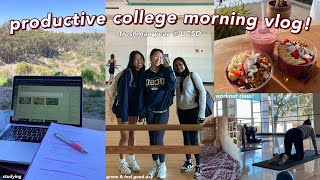 A MORNING IN MY LIFE as a freshman in college! productive early college morning routine! Fall vlog