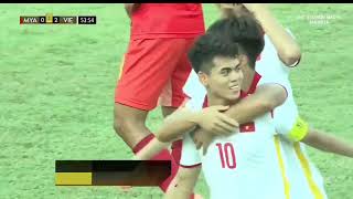 🔴U19 VIỆT NAM vs U19 MYANMAR : 3 -1 I U19 Myanmar thua TAN NÁT I AFF CUP U19 2022