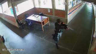 Vídeo mostra atirador que matou três pessoas dentro de escola | ✅ INSCREVA-SE NO CANAL