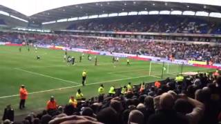 Bolton vs Wigan Jordi Gomez penalty miss