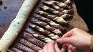 Chocolate Twisted Bread Delight: An Exquisite 18th Century Inspiration! 🥐🍫