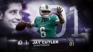 #1: Jay Cutler (QB, Dolphins) | Top 100 Players of 2018 | NFL