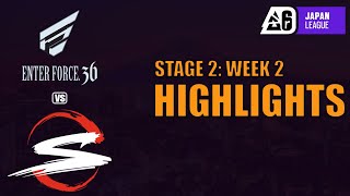 [HIGHLIGHTS] ENTER FORCE.36 vs SCARZ | Japan League 2024 - Stage 2