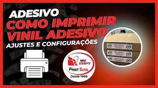 Como configurar impressão em adesivo na Konica Minolta. How to set up sticker printing on Konica.