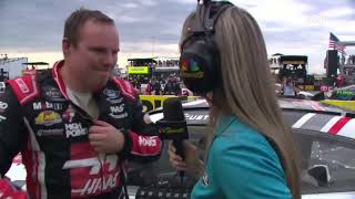 COLE CUSTER JUSTIN ALLGAIER POSTRACE INTERVIEW - 2024 POCONO MOUNTAINS 225 NASCAR XFINITY POCONO