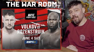 Volkov vs Rozenstruik - Stats and background | The War Room with Dan Hardy | Full Reptile CLIPS