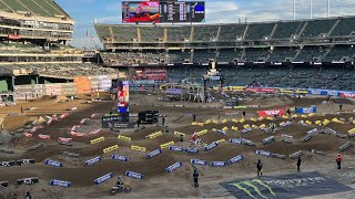 Monster Energy Supercross 250SX Highlights Round 2 Oakland Ca 2022  *Bar Banging Action*