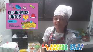 Reto cocinando en casa teacher Gaby Arango