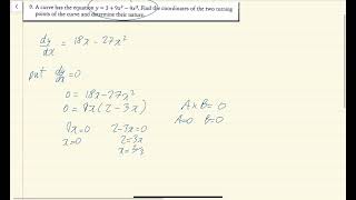 Mastering Turning Points in Calculus | GCSE & A-level Maths | CCEA, OCR, EDEXCEL, AQA, WJEC