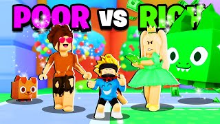 POOR MOM vs RICH MOM in Roblox Pet Sim 99!