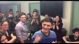 DWSA cast members perform “The Song of Purple Summer” backstage at 54 Below