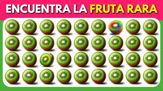 Encuentra el raro   Edición Fruta 🍎🥑🍉  Fácil, Medio, Difícil 1