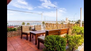 Espectacular apartamento frente al Puerto del Buceo con jardín