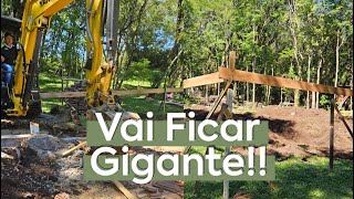 DIA DE MÁQUINA | FUNDAÇÃO DA NOVA CASA