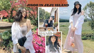 🌸🤍JISOO 👸taking a quick breaky away from the city🌆💖✨