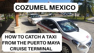 Puerto Maya Cruise Terminal TAXI STAND | Cozumel Taxi