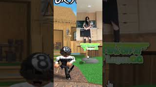 ROBLOX EMOTE VS IRL 🍏😍 (Emote name: Apple dance- Charli XCX) #roblox #mm2 #viral