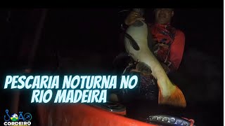 PESCARIA NOTURNA NO RIO DOS MONSTROS! #fish #riomadeira #foryou #viralvideo #caiaque #fishing