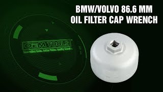 OEMTOOLS 25453 BMW Volvo 86.6 mm Oil Filter Cap Wrench