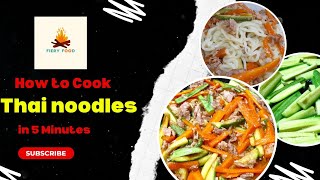 Thai noodle recipe:Thai noodles with tuna