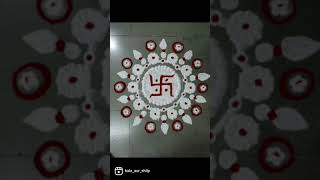 Diwali rangoli ideas #shorts #ytshorts #rangoli #viral