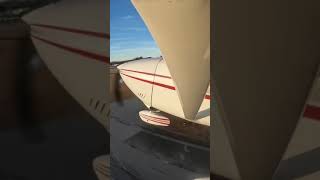 Cessna 182 takeoff at KWDR