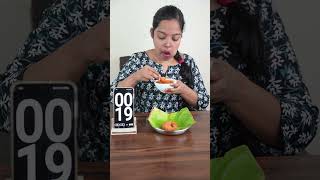 60 SECOND Vada Eating Challenge  #shorts #ytshorts #ashortaday #eatingchallenge #minkutinku