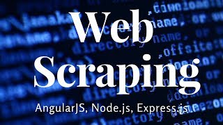 Web Scraping - Angular 5, Node.js,  Express.js - Demo