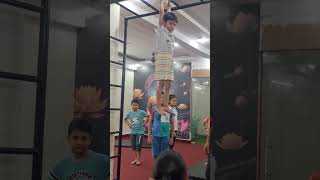 Hanging #yoga #viral #trending #new #challenge #acro #trendingshorts #workout #song #pushpa #child