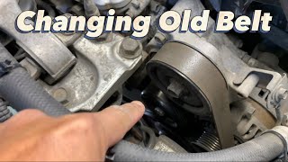 Replacing Serpentine Belt On The 9th Gen Honda Civic Si