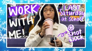 [VLOGMAS 2022] 🎅🏻D-10🎄| WORK WITH ME FOR THE BASKETBALL GAMES! ♡