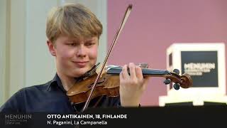 Otto Antikainen performs Paganini's La Campanella