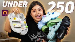 5 BEST Meesho SLIDERS/FLIP FLOP UNDER ₹250🔥Meesho Footwear Haul Review 2024 | Priya Pandey