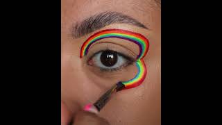 Rainbow Eyeliner Makeup Tutorial | Makeup Hacks | #116