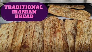 Traditional Iranian bread/persian bread/Popular Iranian bread/Barbari bread