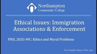 05 Ethical Issues Immigration Association and Implementation NCC Fall 2019