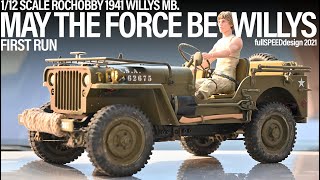 May the force be Willys - First run of the RocHobby 1941 Willys MB 1/12 ROC11201 RTR