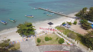 Footage Drone Cinematic Pantai Tanjung Kelayang - Tanjung Kelayang Beach Belitung 4K (001)