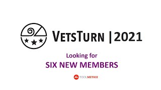 VetsTurn 2021: Looking for SIX NEW US VETERAN MEMBERS